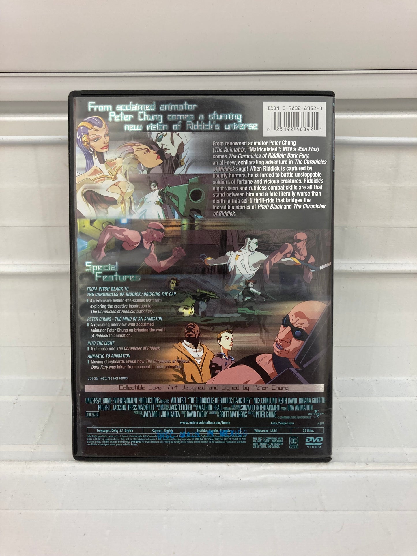 The Chroicles of Riddick: Dark Fury - DVD