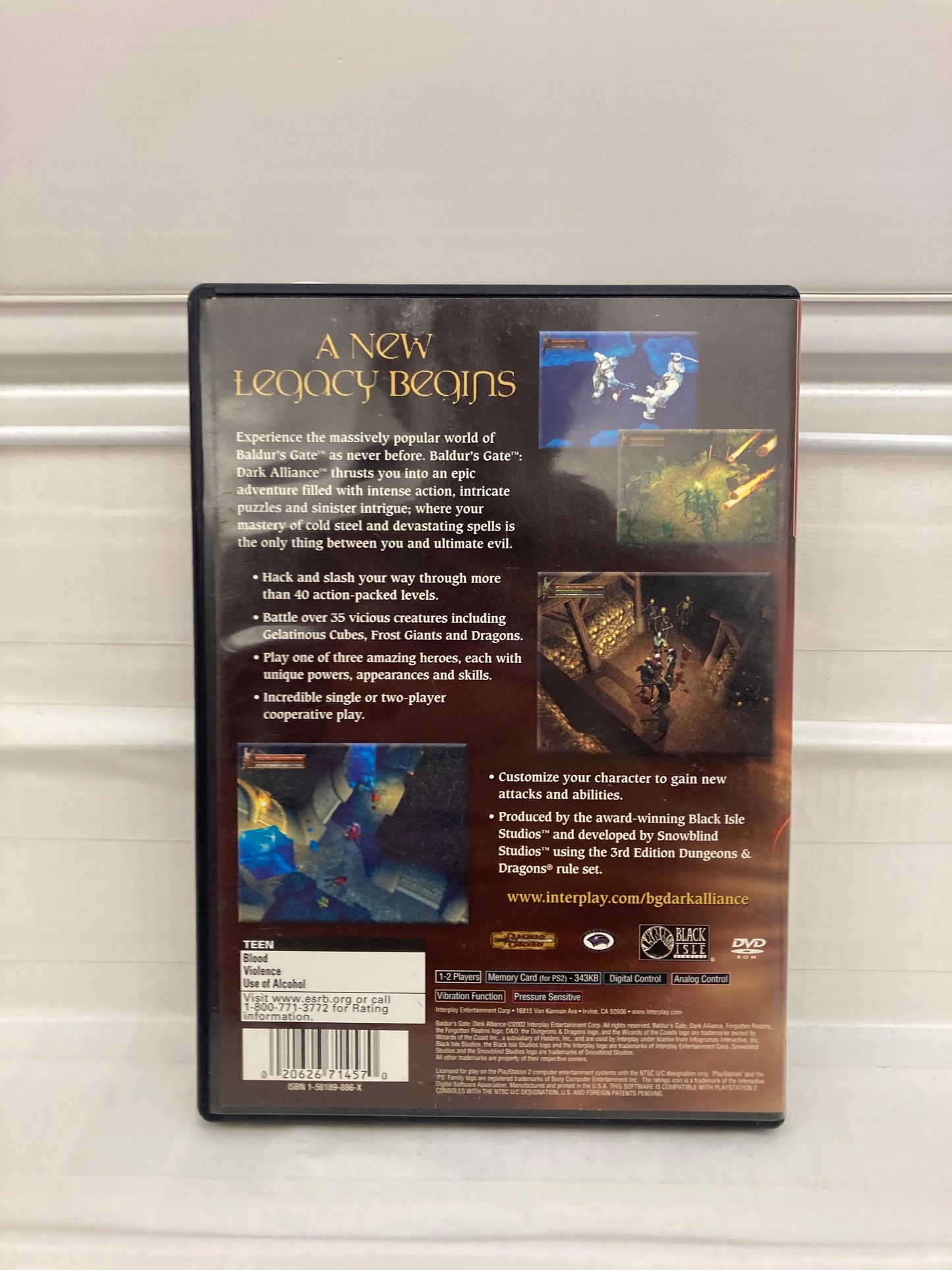 Baldur's Gate Dark Alliance [Greatest Hits] - Playstation 2