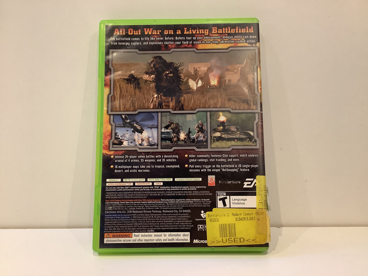 Battlefield 2 Modern Combat - Xbox 360