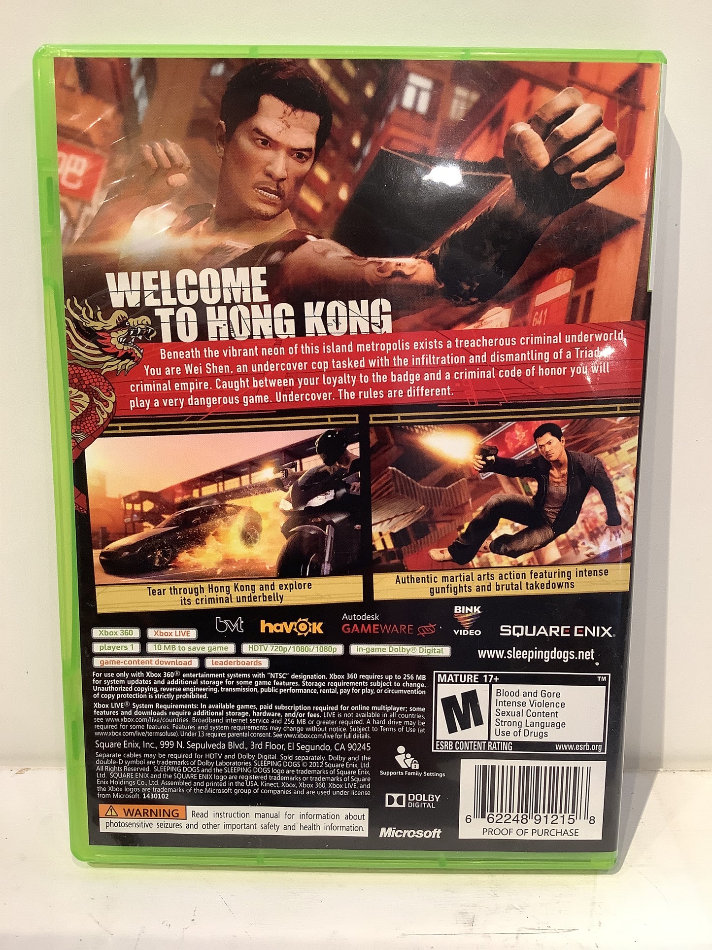 Sleeping Dogs - Xbox 360