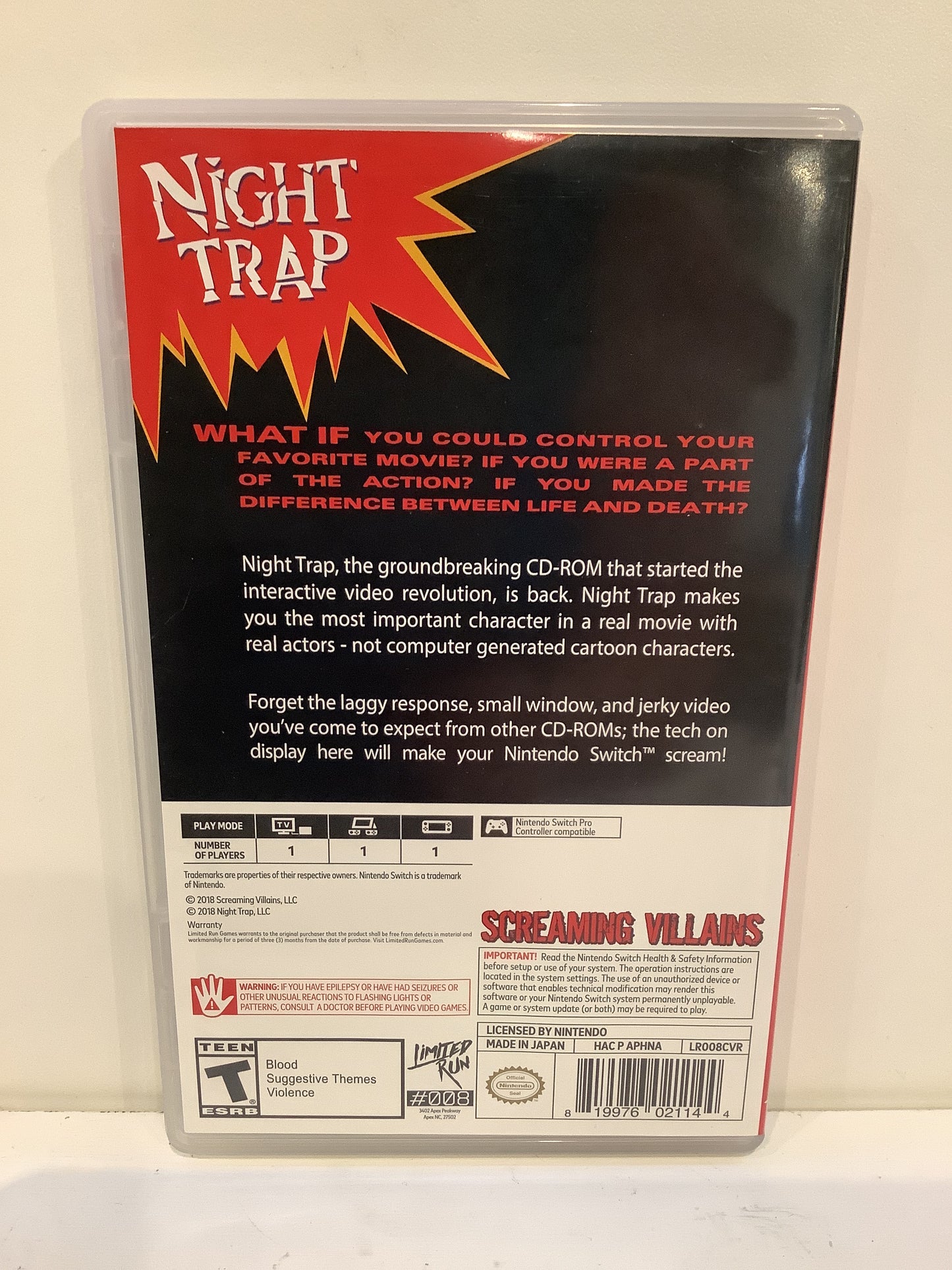 Night Trap - Nintendo Switch