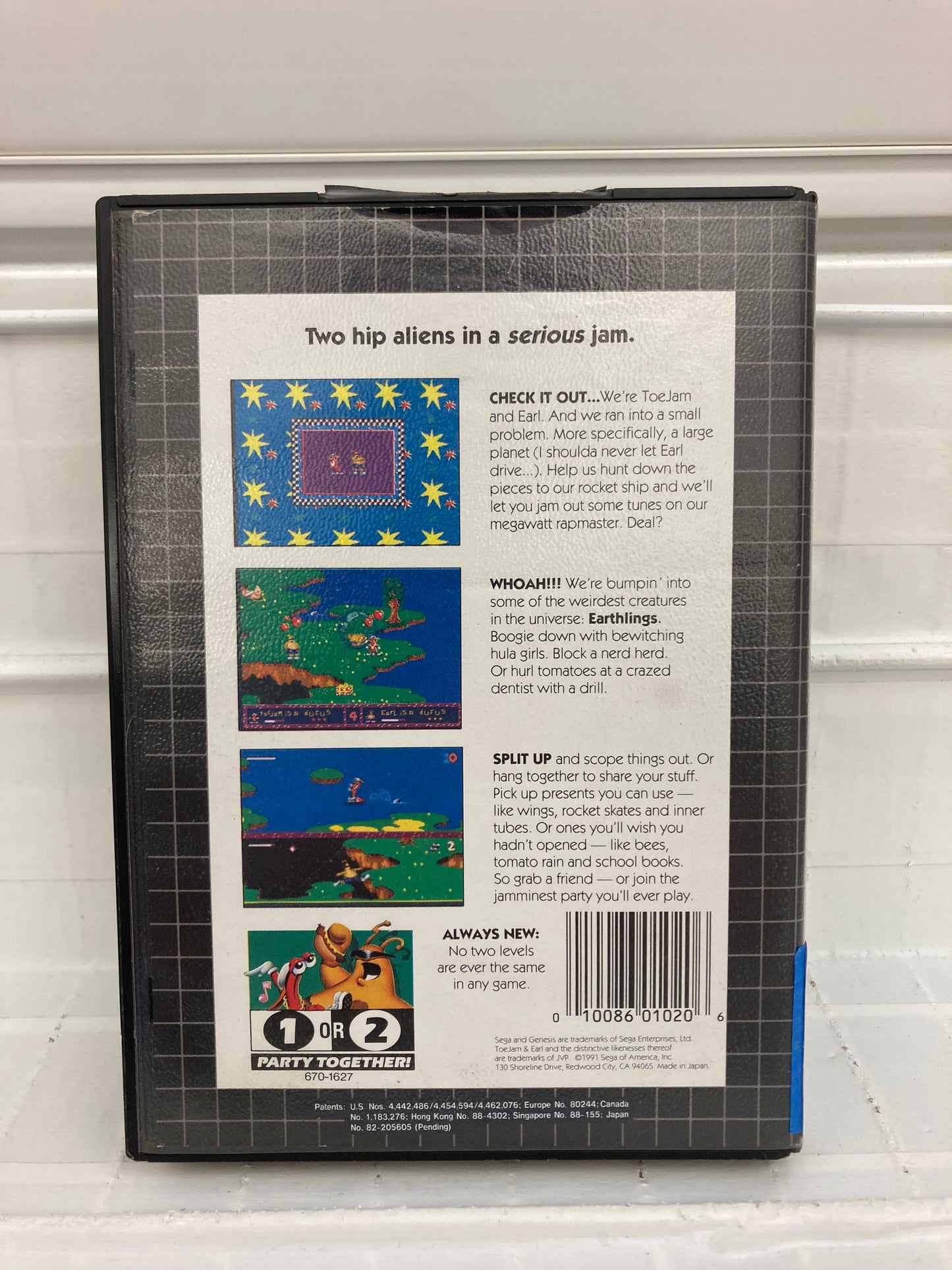 ToeJam and Earl - Sega Genesis
