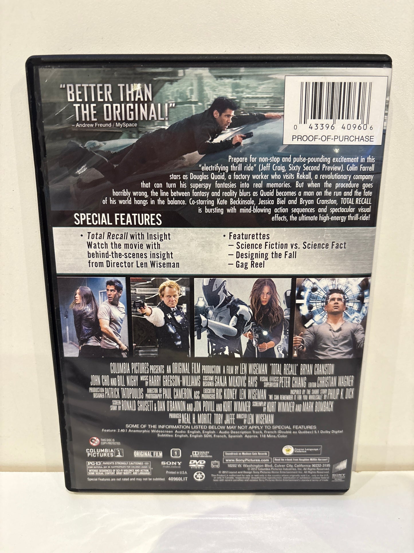 Total Recall 2012 - DVD