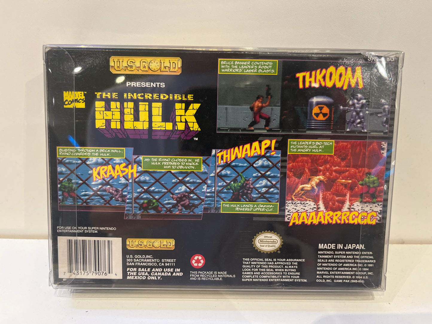 The Incredible Hulk - Super Nintendo