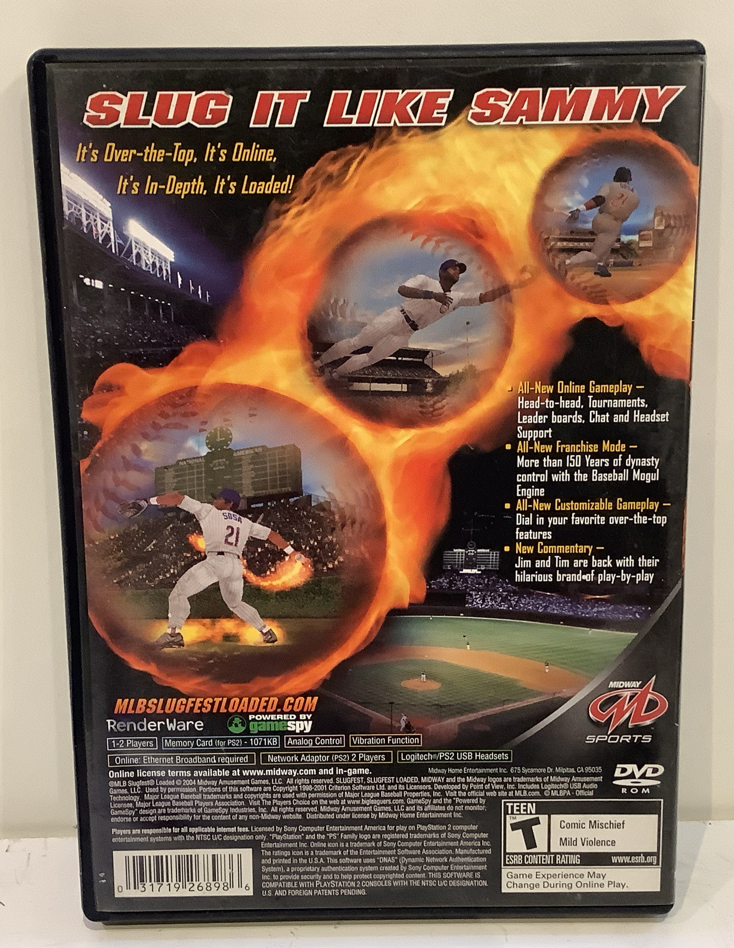 MLB Slugfest Loaded - Playstation 2