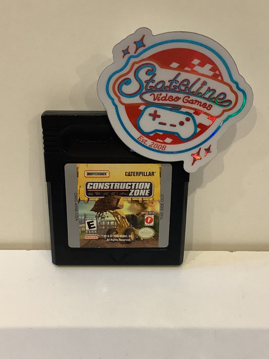 Matchbox Caterpillar Construction Zone - GameBoy Color