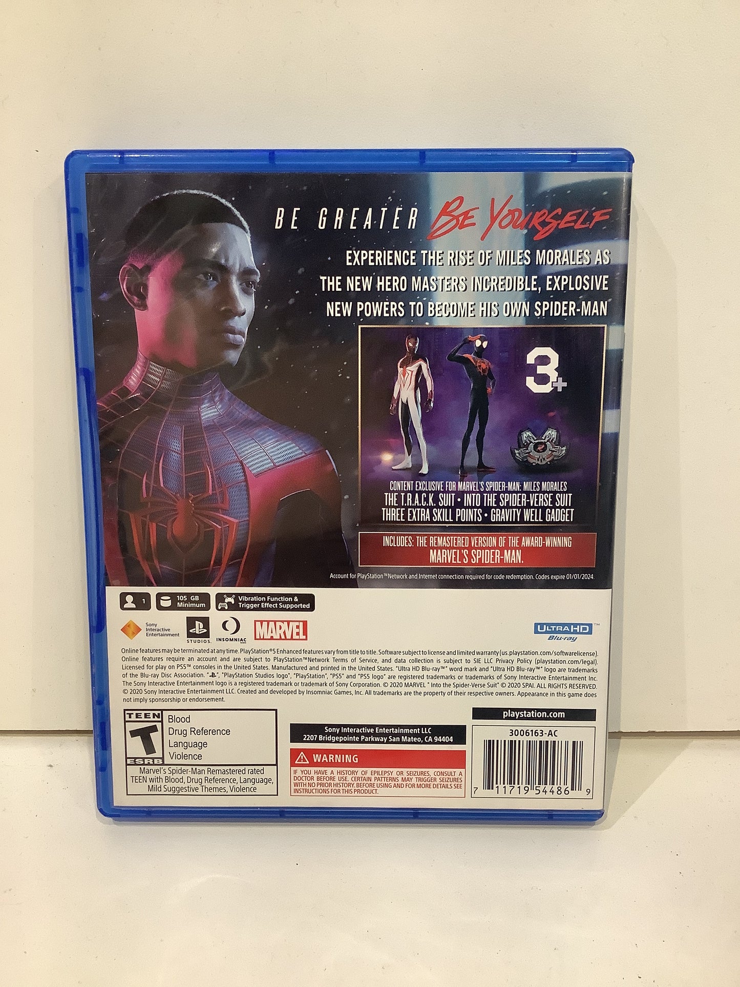 Marvel Spiderman: Miles Morales [Ultimate Launch Edition] - Playstation 5