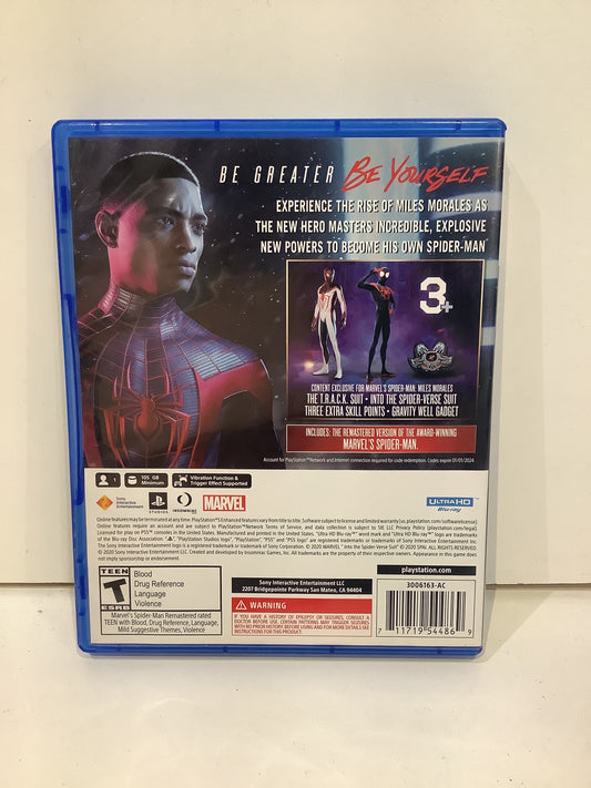 Marvel Spiderman: Miles Morales [Ultimate Launch Edition] - Playstation 5