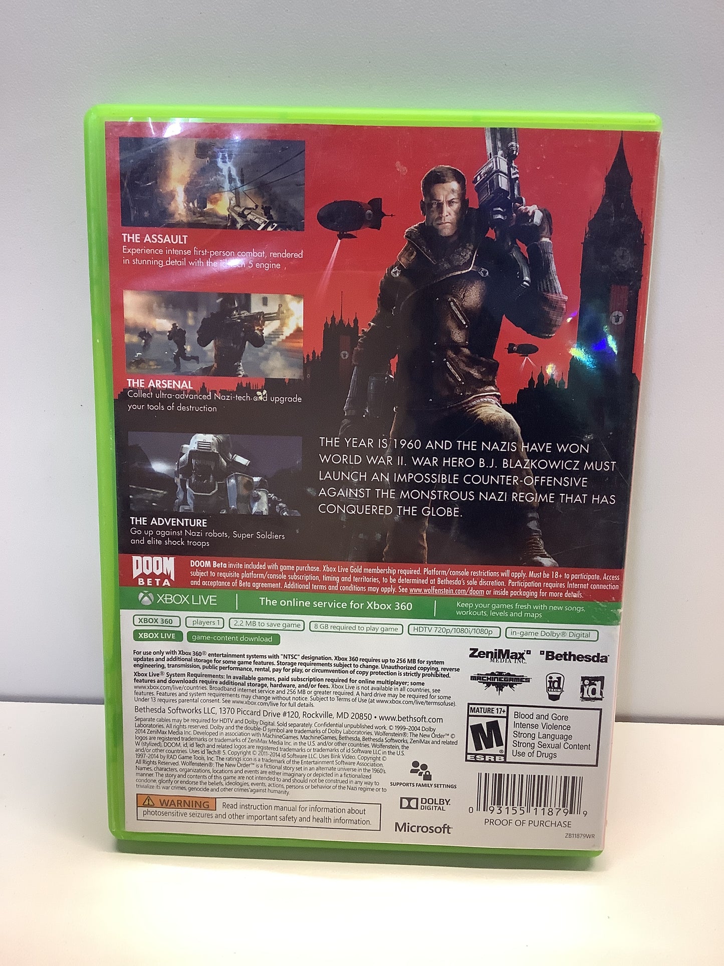 Wolfenstein: The New Order - Xbox 360