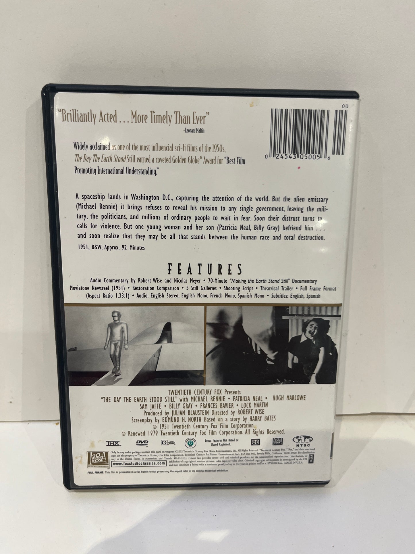 The Day the Earth Stood Still - DVD