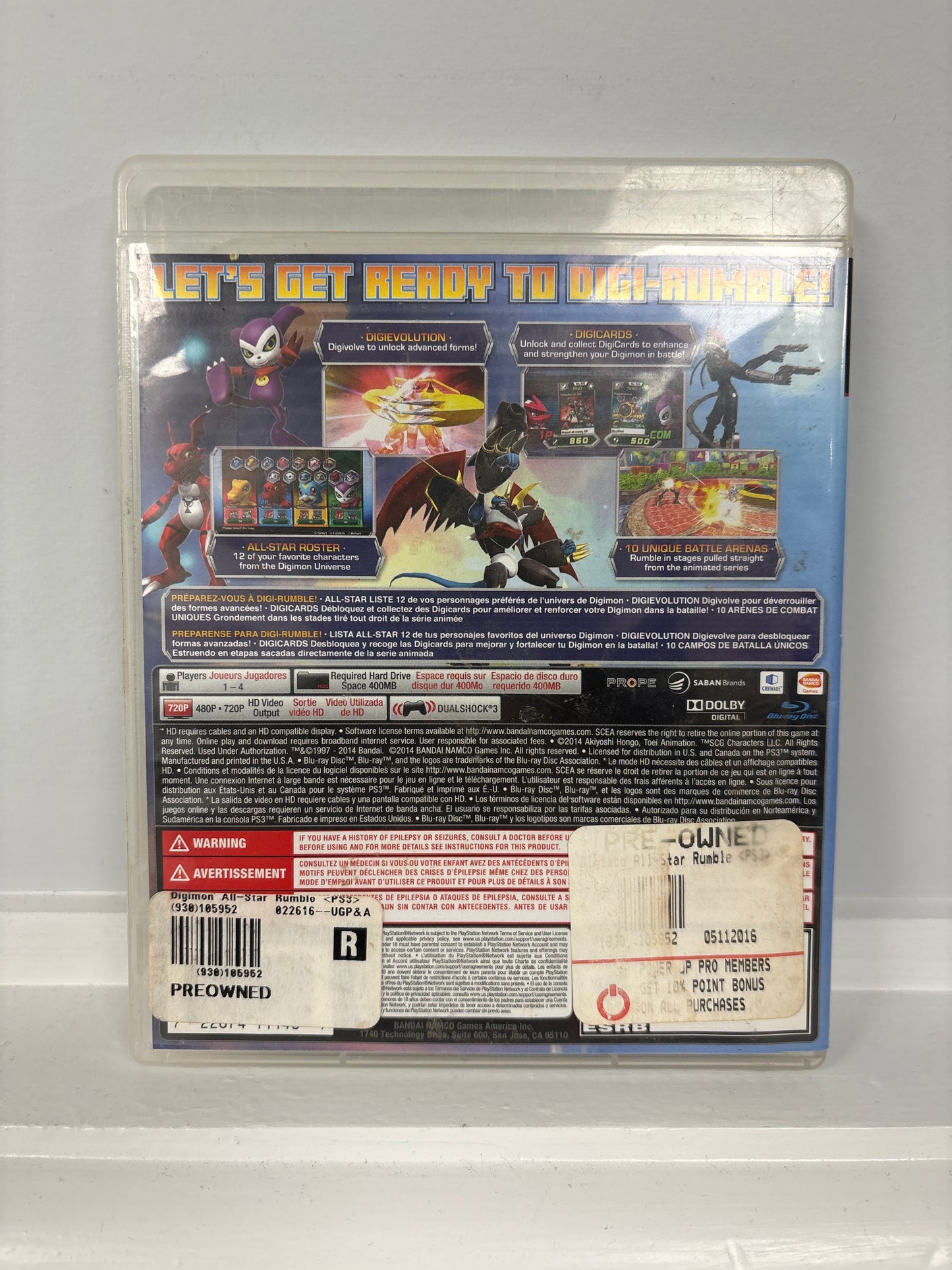 Digimon All-Star Rumble - Playstation 3