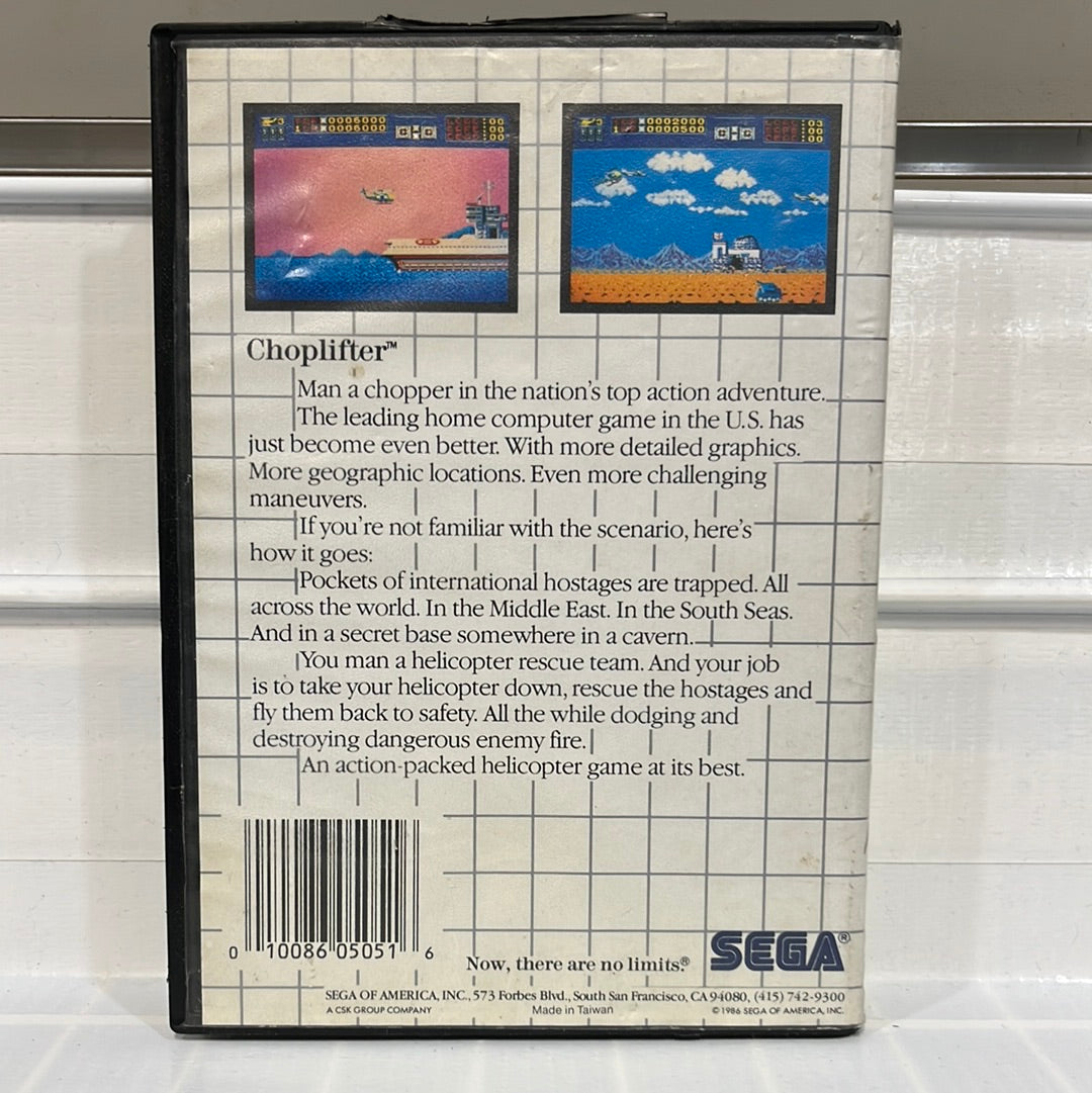Choplifter! - Sega Master System