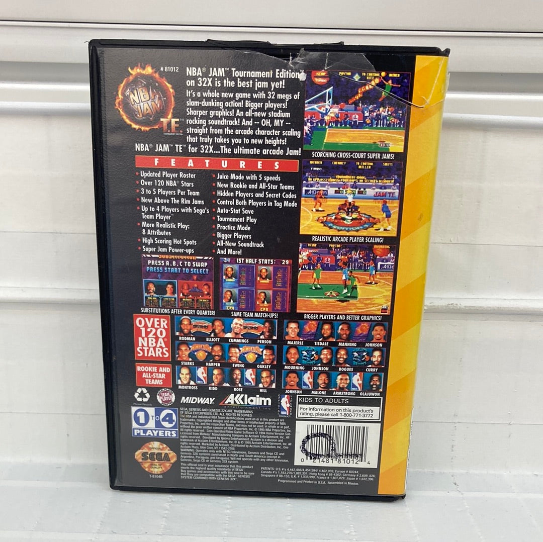 NBA Jam Tournament Edition - Sega 32X – Stateline Video Games Inc.