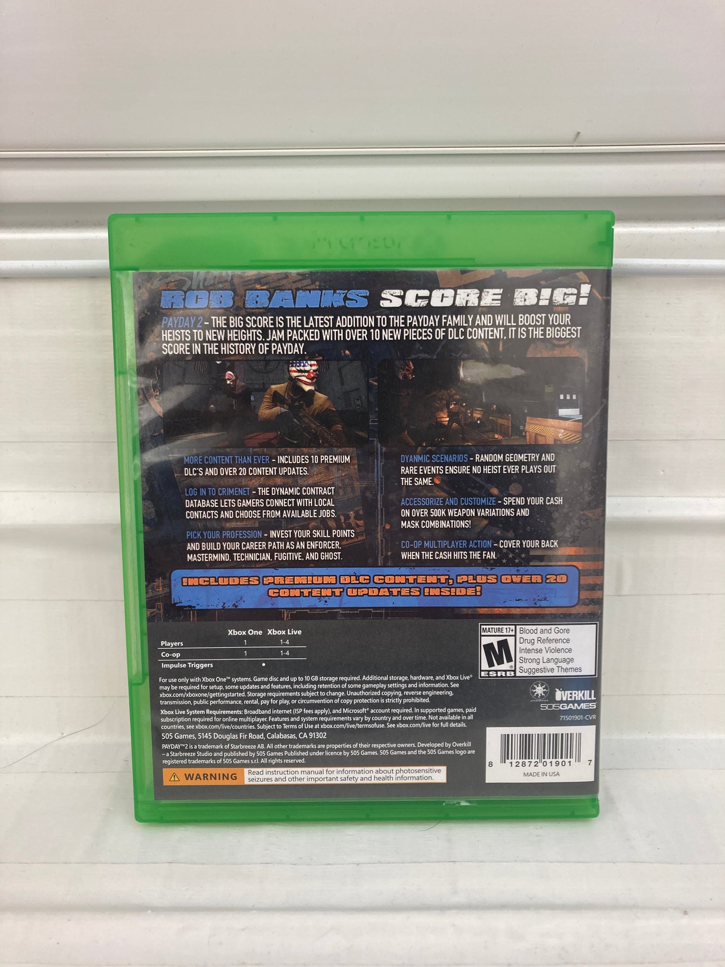 Payday 2 The Big Score - Xbox One