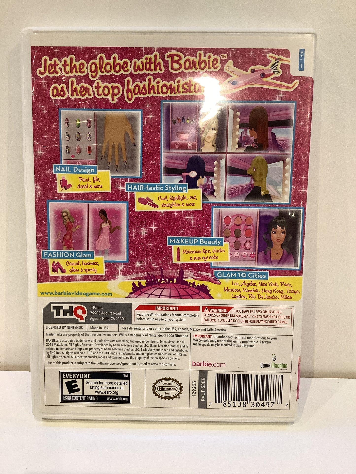 Barbie: Jet, Set & Style - Wii