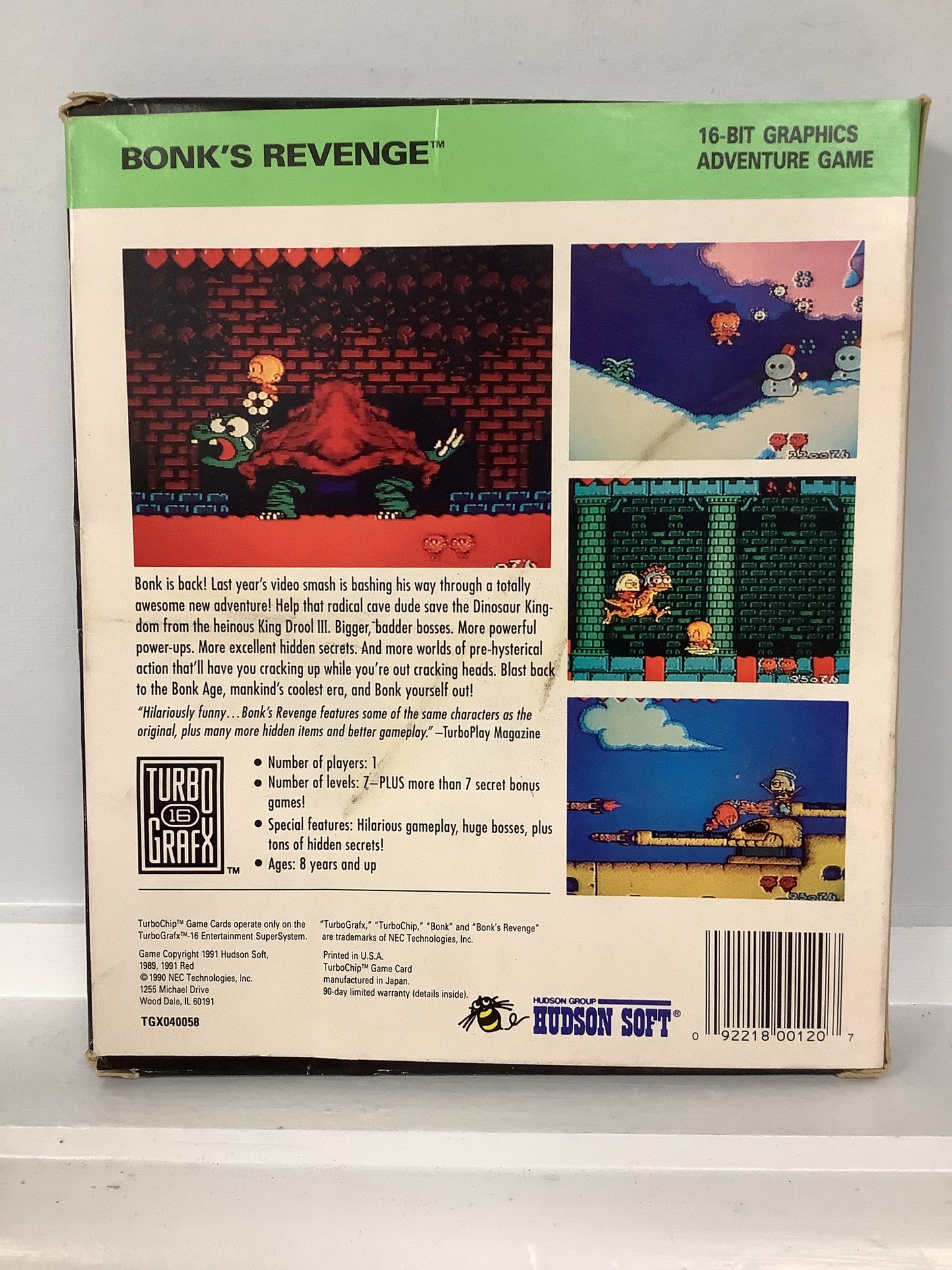 Bonk 2 Bonk's Revenge - TurboGrafx-16