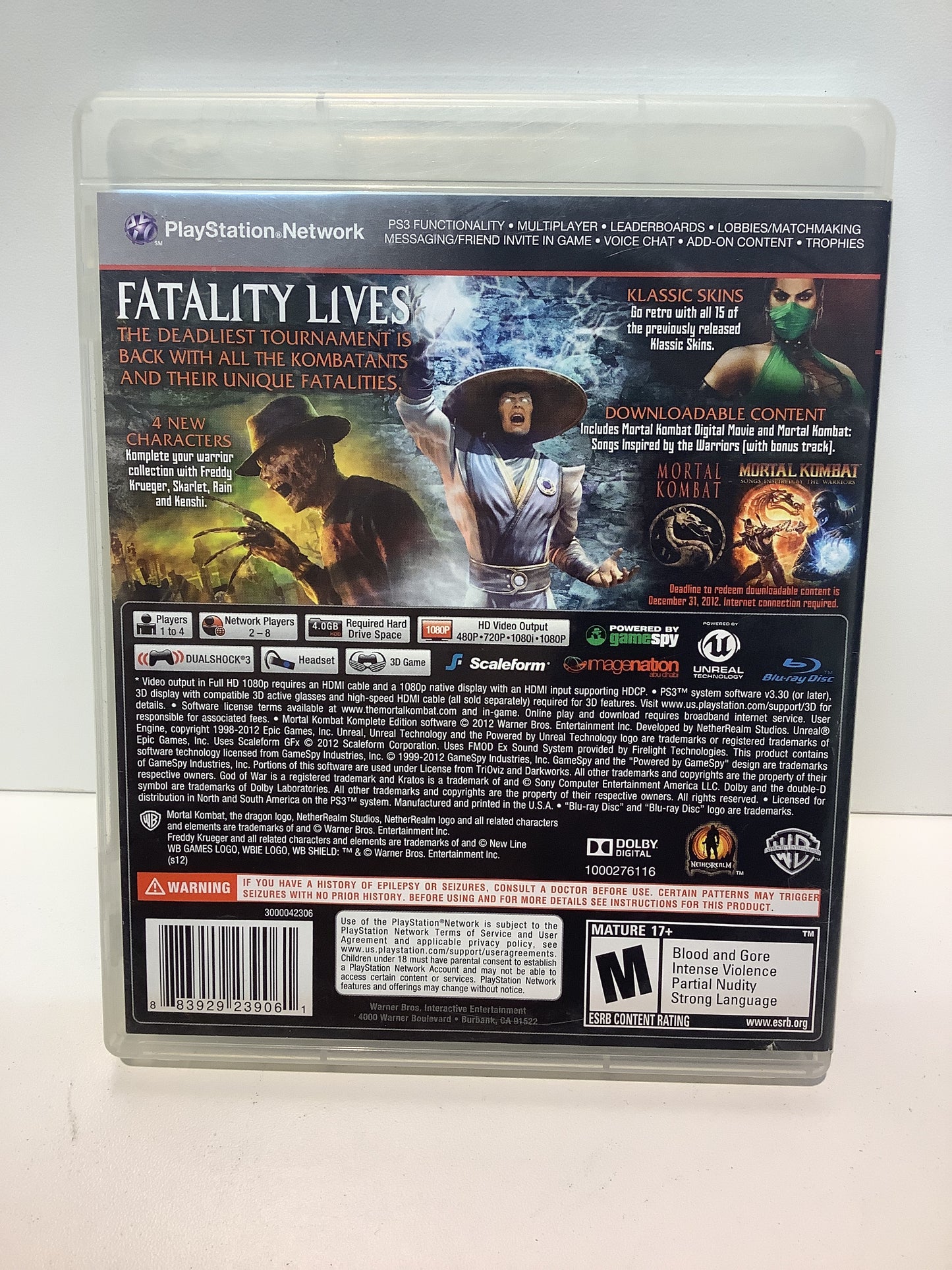 Mortal Kombat Komplete Edition - Playstation 3