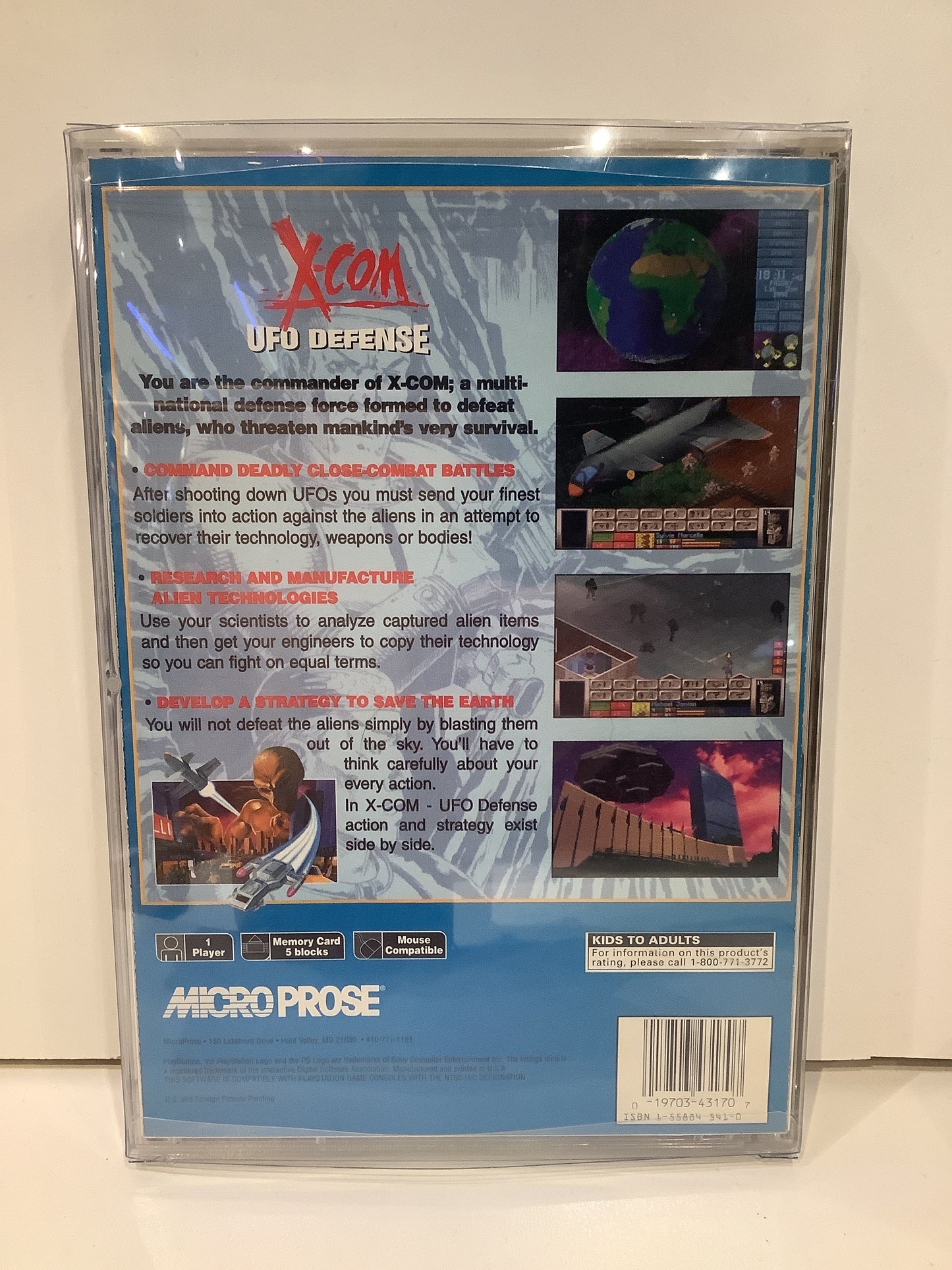 X-COM UFO Defense [Long Box] - Playstation