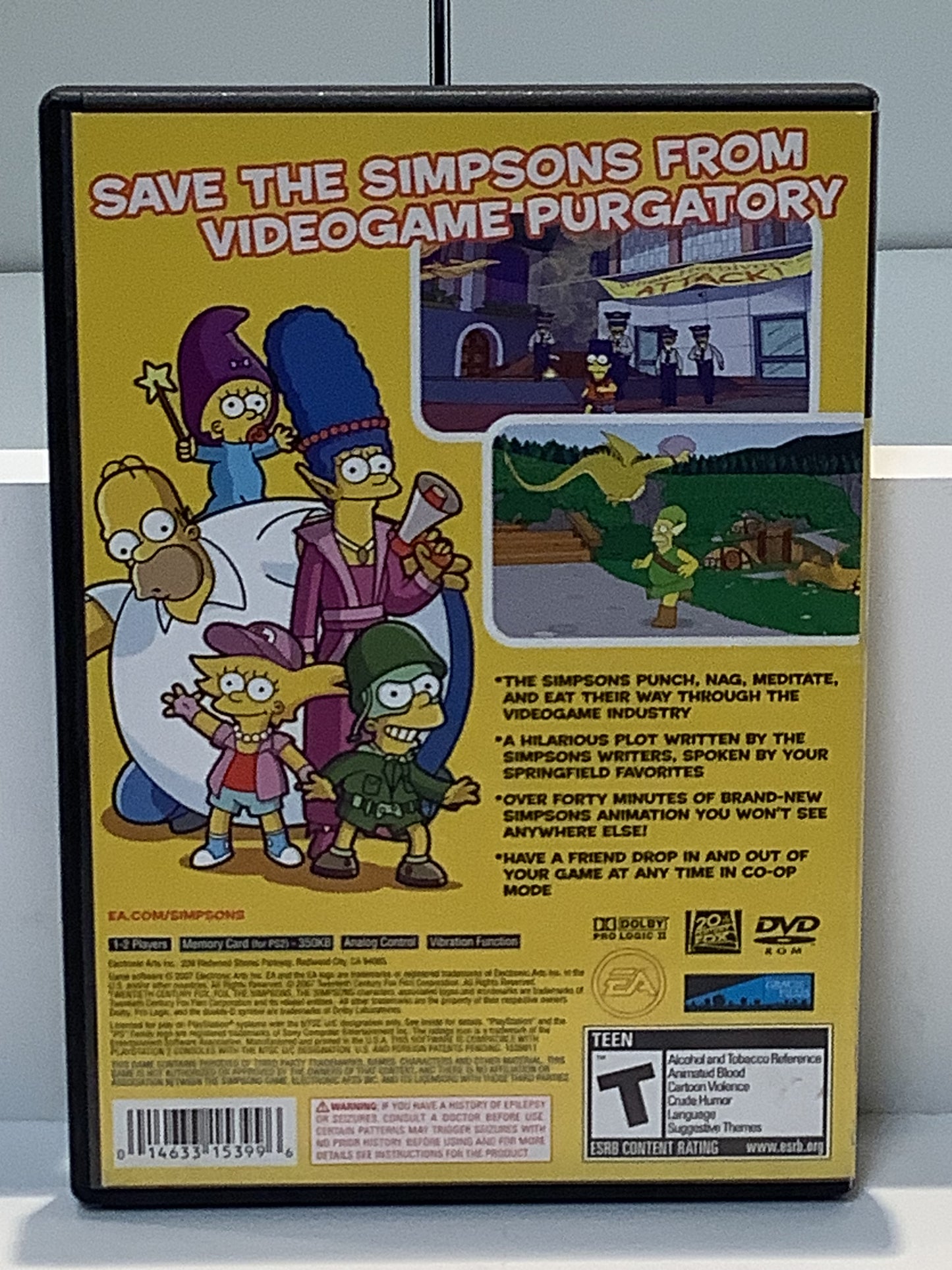 The Simpsons Game - Playstation 2 – Stateline Video Games Inc.