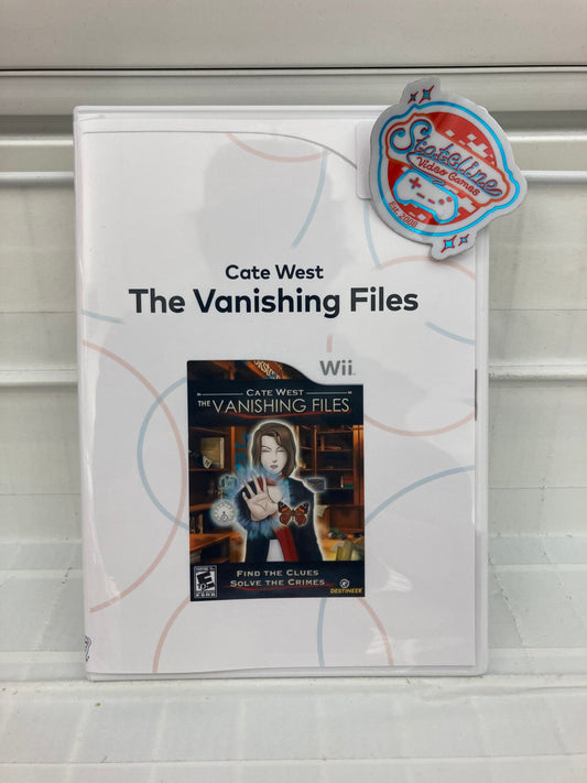 Cate West: The Vanishing Files - Wii