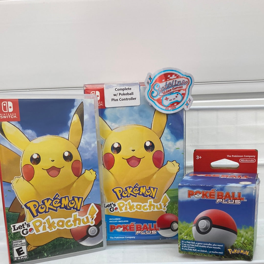 Let’s Go Pikachu! ( Pokémon Plus sold Bundle )