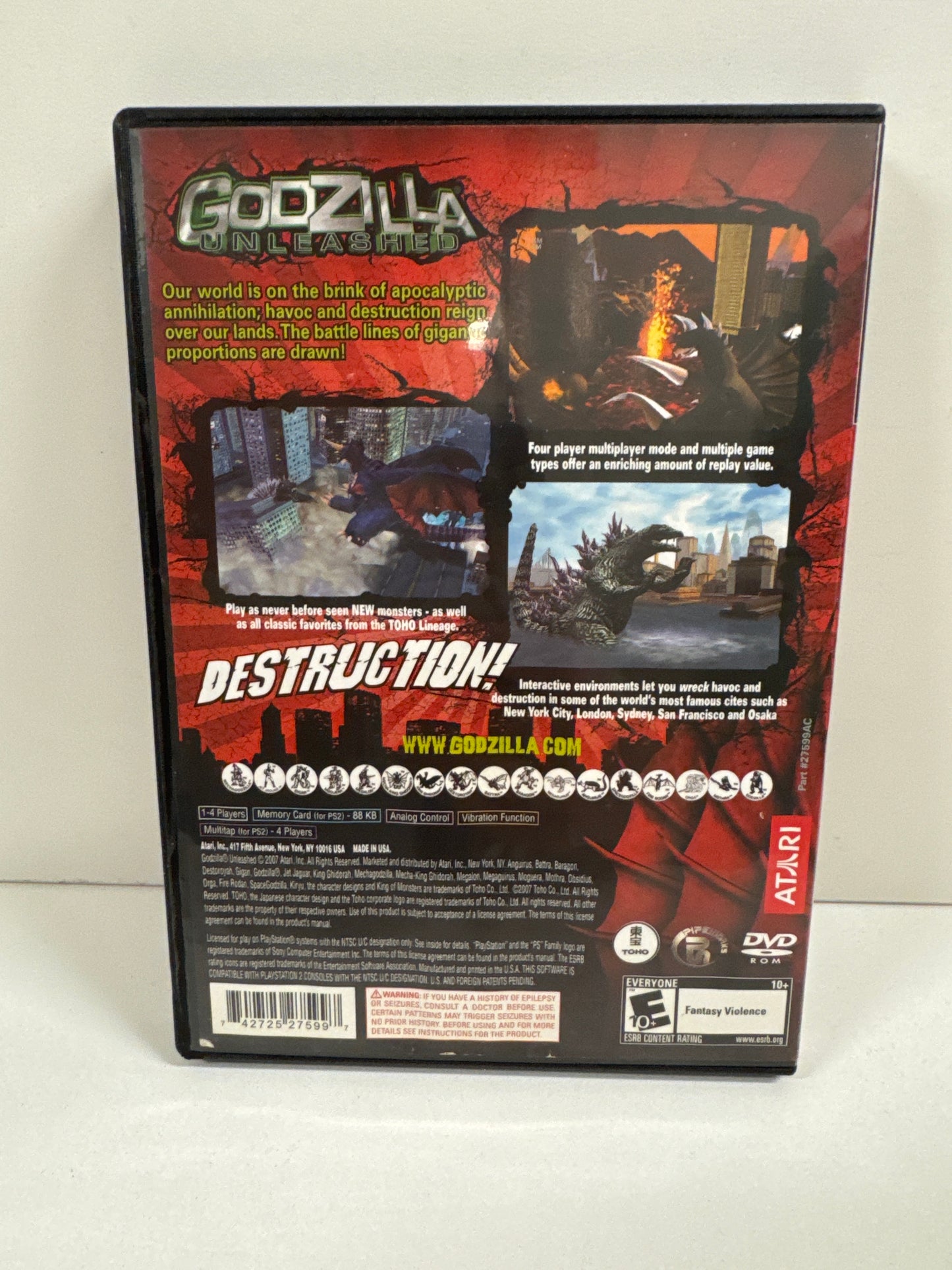 Godzilla Unleashed - Playstation 2
