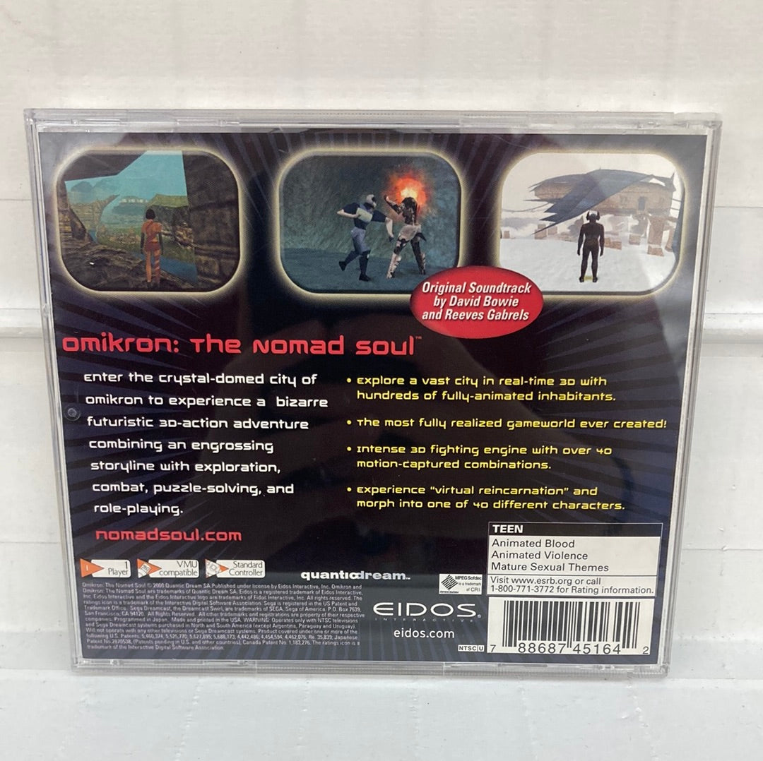 Omikron The Nomad Soul - Sega Dreamcast