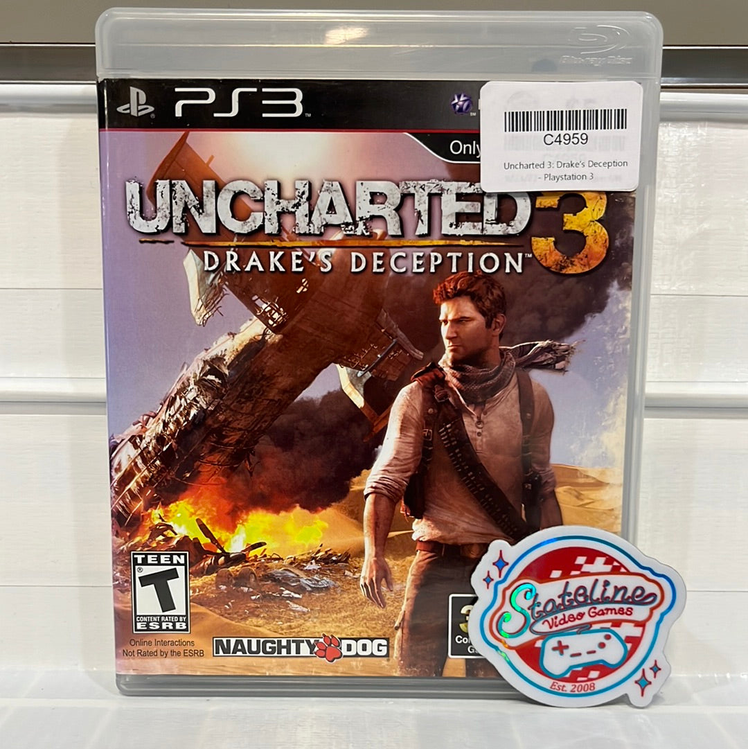 Uncharted 3: Drake's Deception - Playstation 3 – Stateline Video Games Inc.