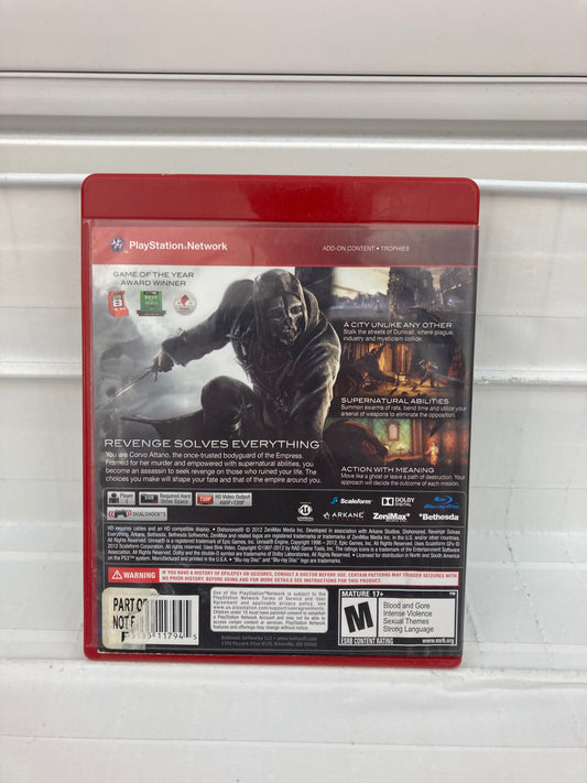 Dishonored [Greatest Hits] - Playstation 3