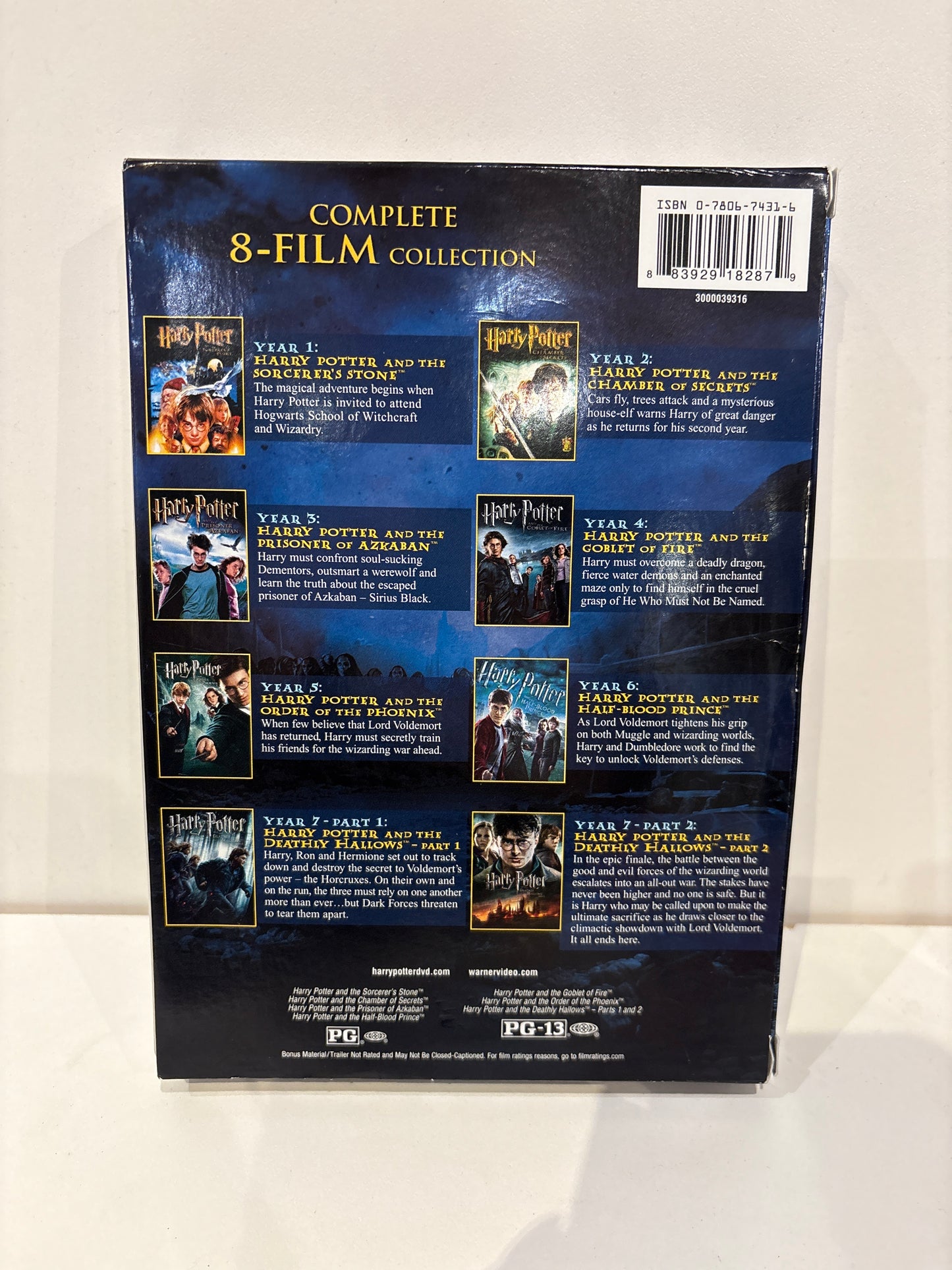 Harry Potter: Complete 8-Film Collection - DVD