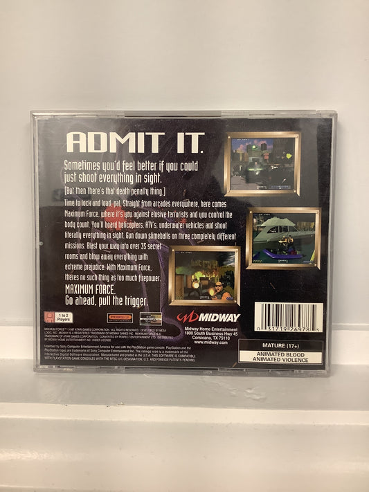 Maximum Force Pull the Trigger - Playstation