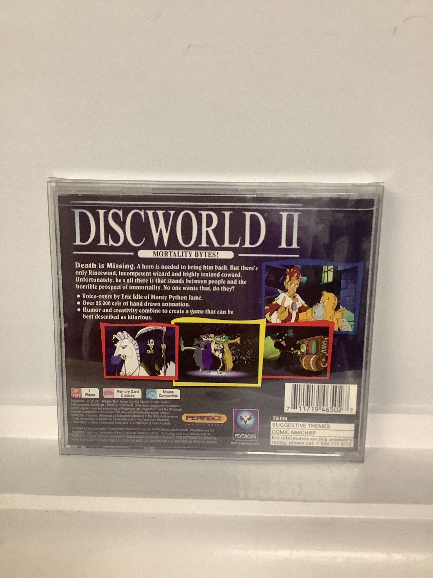 DiscWorld II Mortality Bytes - Playstation