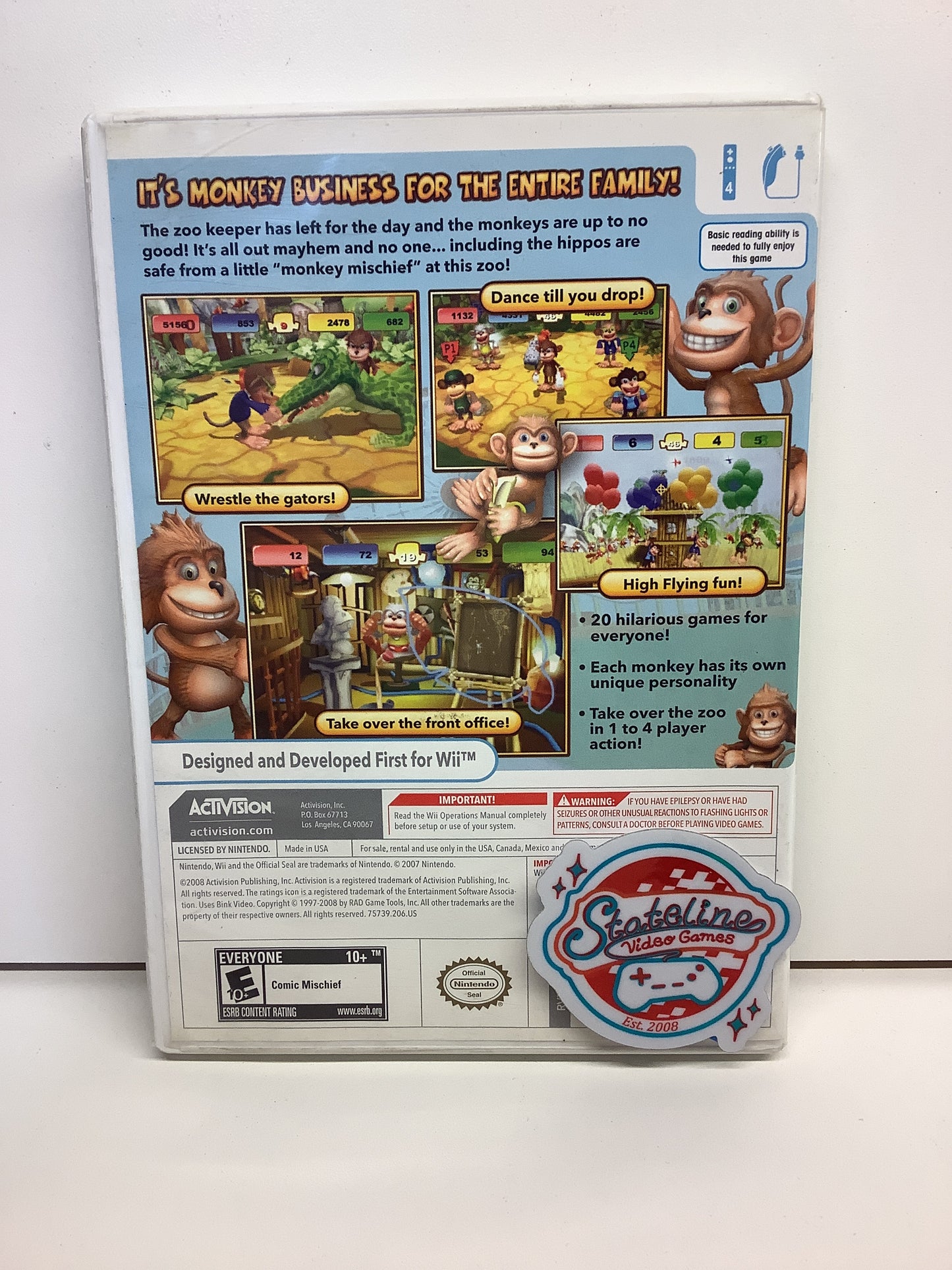 Monkey Mischief Party Time - Wii