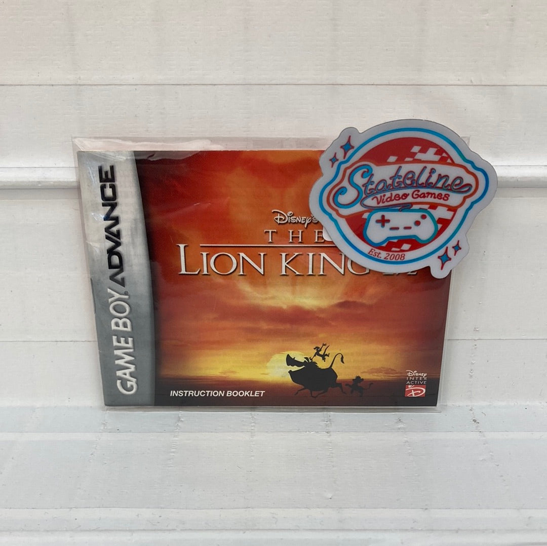 The Lion King 1 1/2 - GameBoy Advance