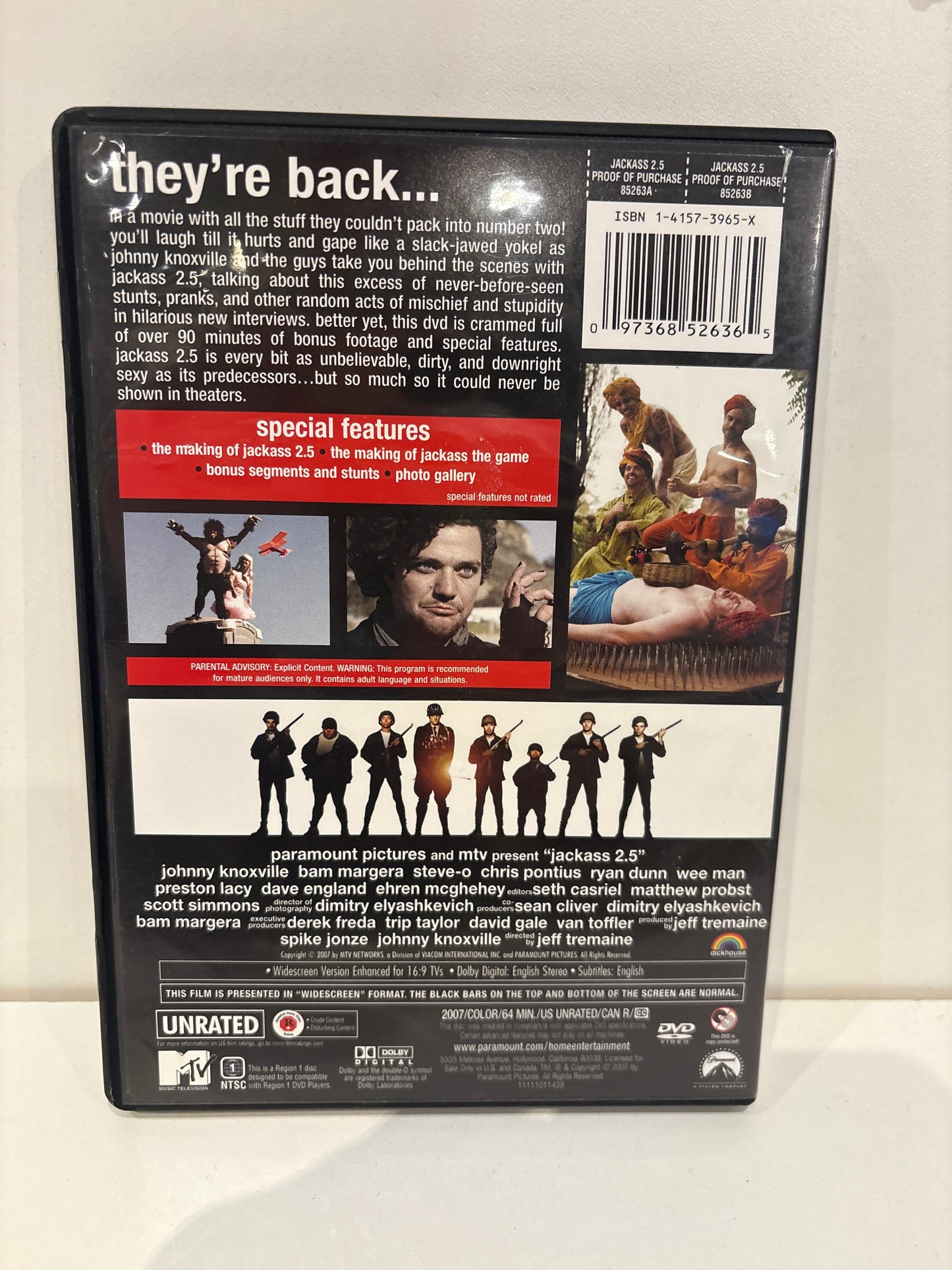 Jackass 25 Unrated - DVD