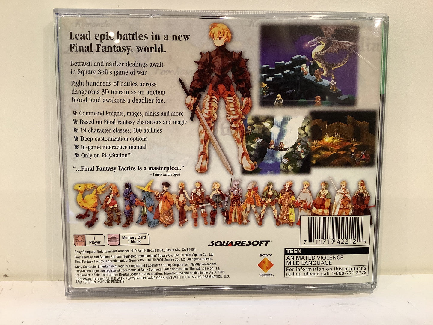 Final Fantasy Tactics [Greatest Hits] - Playstation