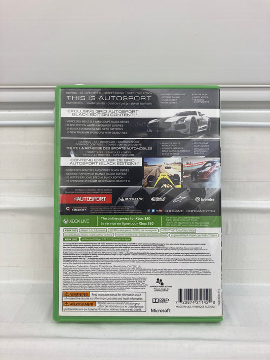 Grid Autosport: Limited Black Edition - Xbox 360