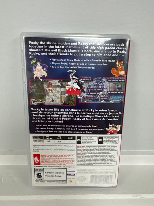 Pocky & Rocky Reshrined - Nintendo Switch