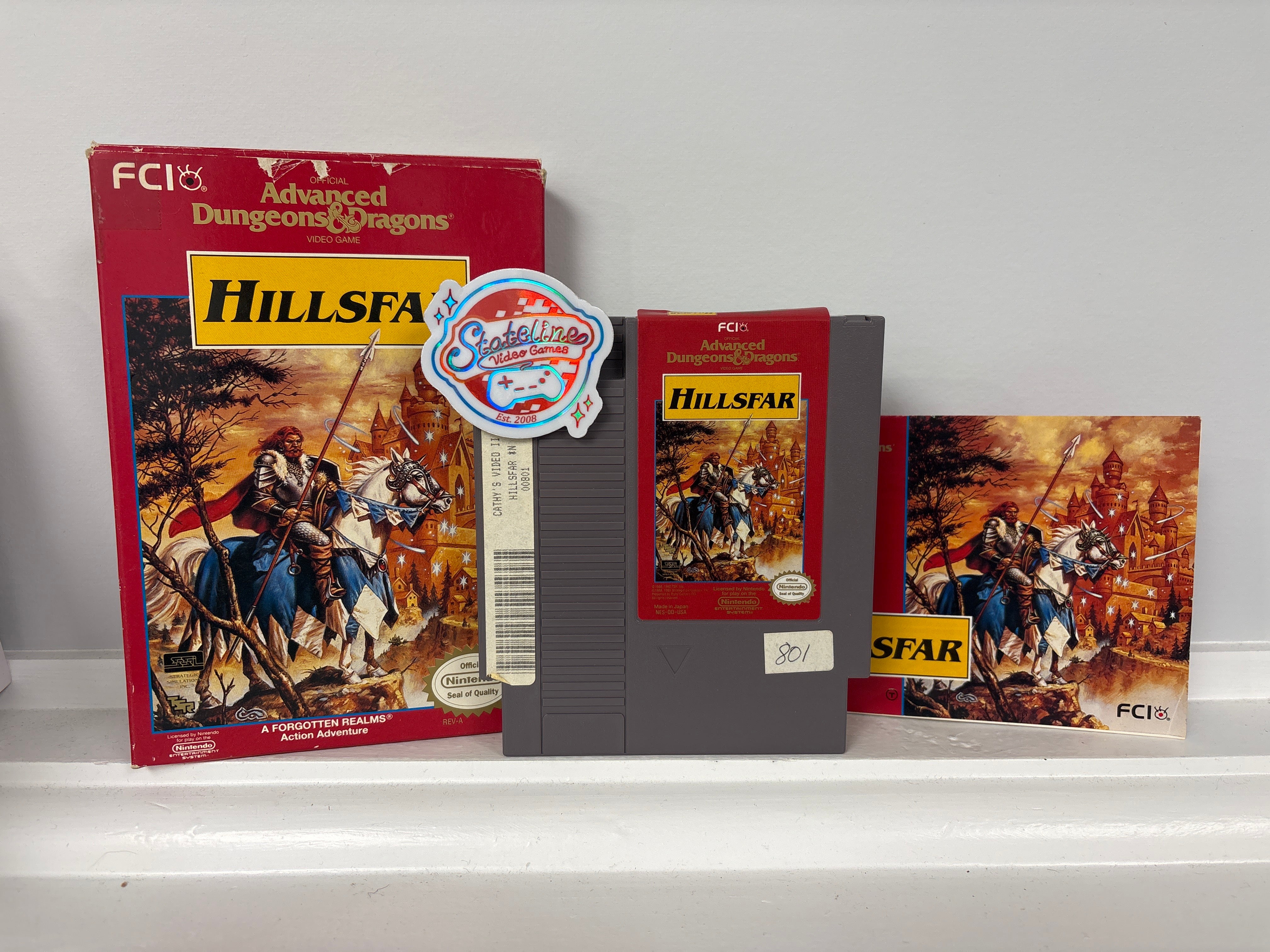 Advanced Dungeons & Dragons Hillsfar - NES – Stateline Video Games Inc.