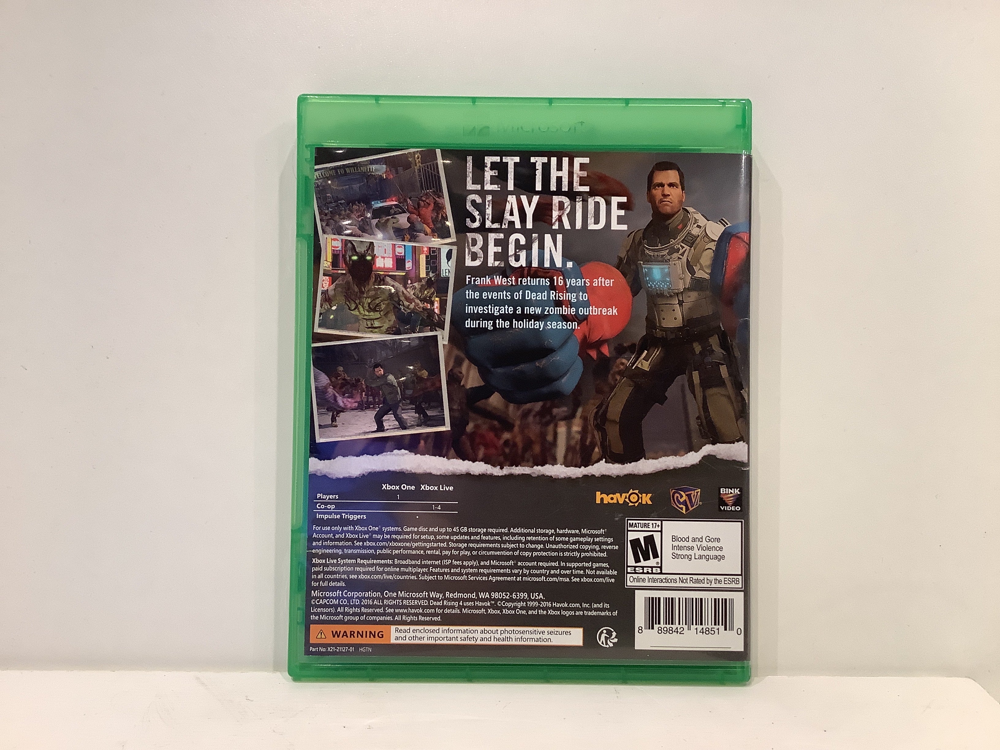Dead Rising 4 - Xbox One – Stateline Video Games Inc.