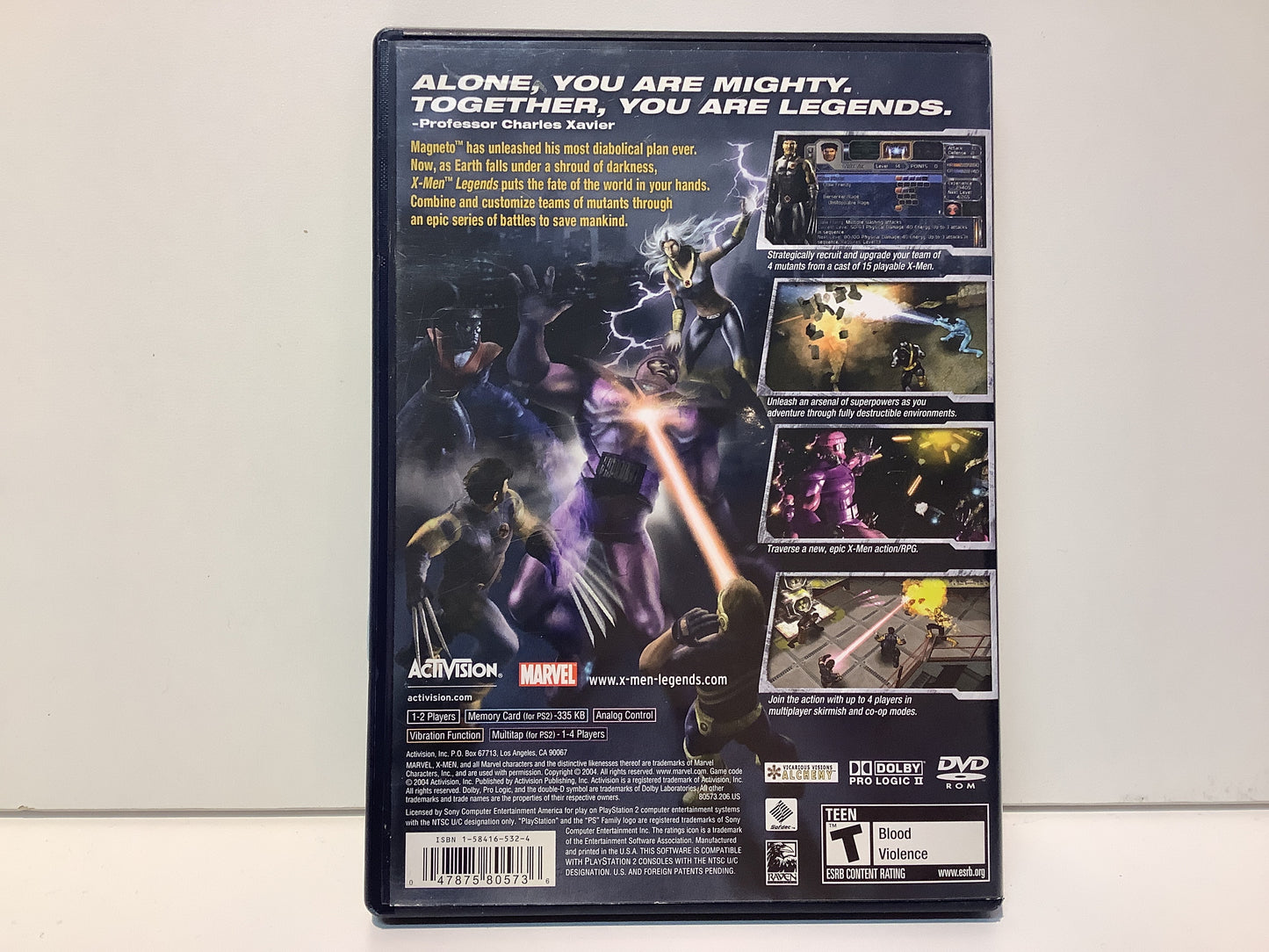 X-men Legends - Playstation 2