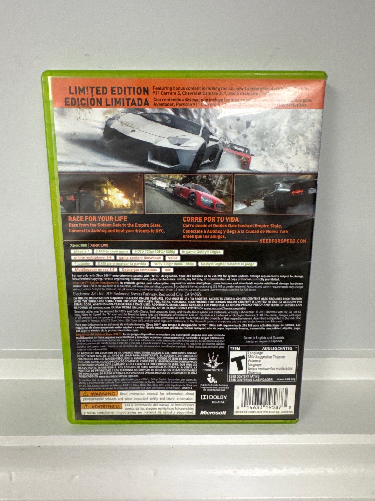 Need For Speed: The Run - Xbox 360