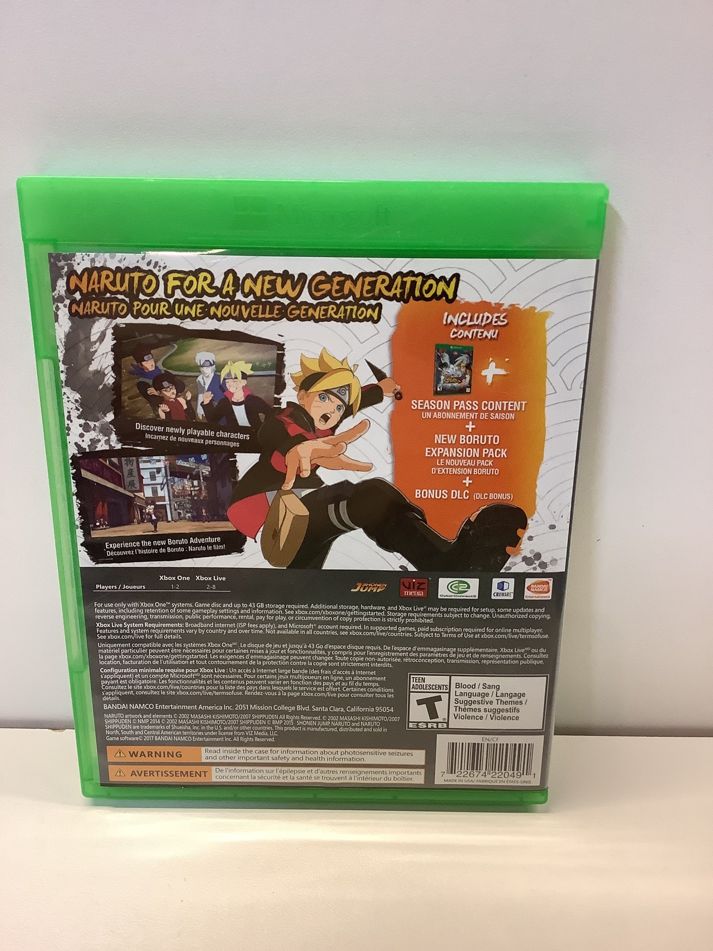 Naruto Shippuden Ultimate Ninja Storm 4 Road to Boruto - Xbox One