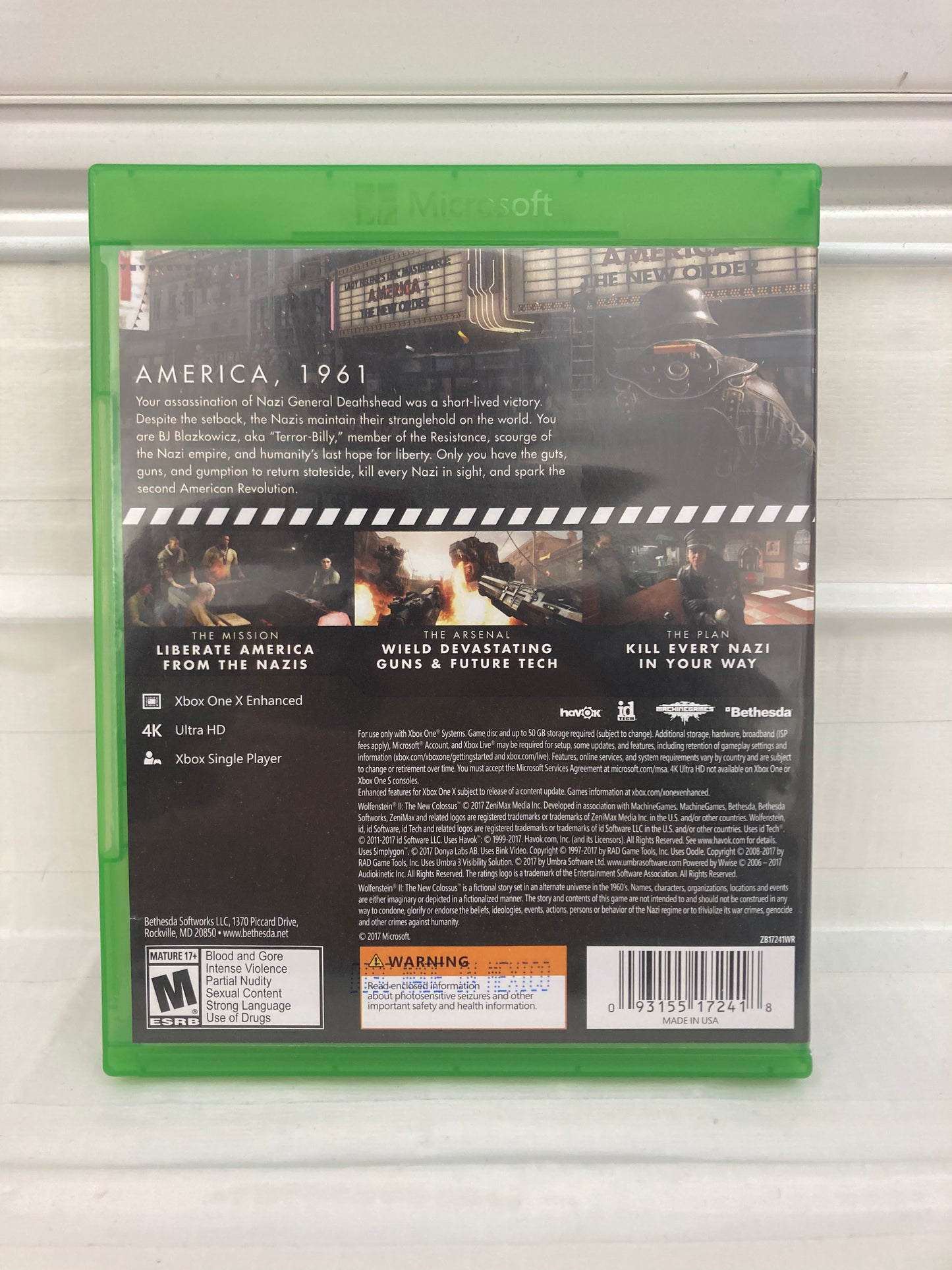 Wolfenstein II: The New Colossus - Xbox One