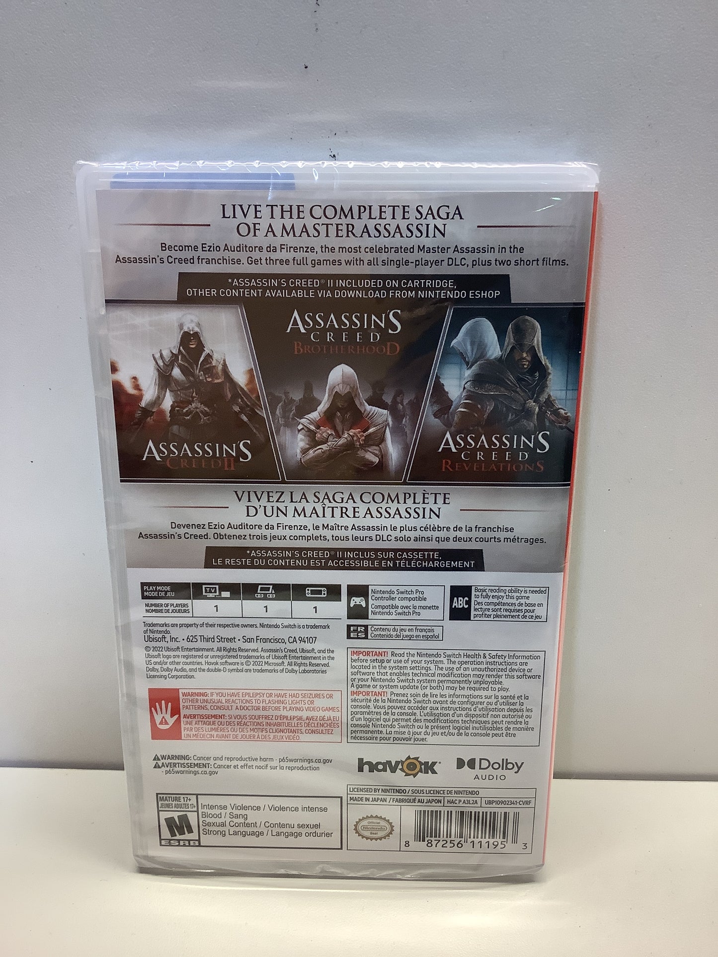 Assassin's Creed: The Ezio Collection - Nintendo Switch