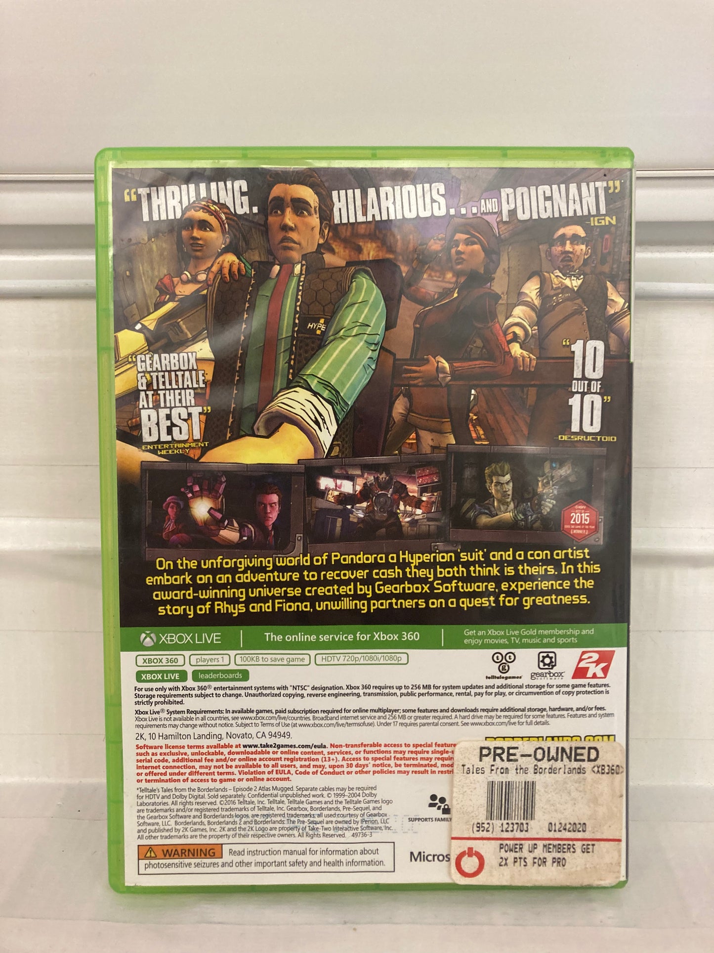 Tales From the Borderlands - Xbox 360