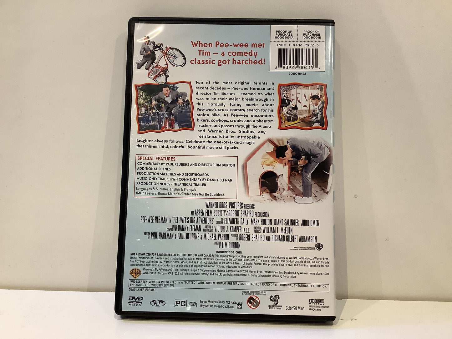 Pee-Wee's Big Adventure - DVD