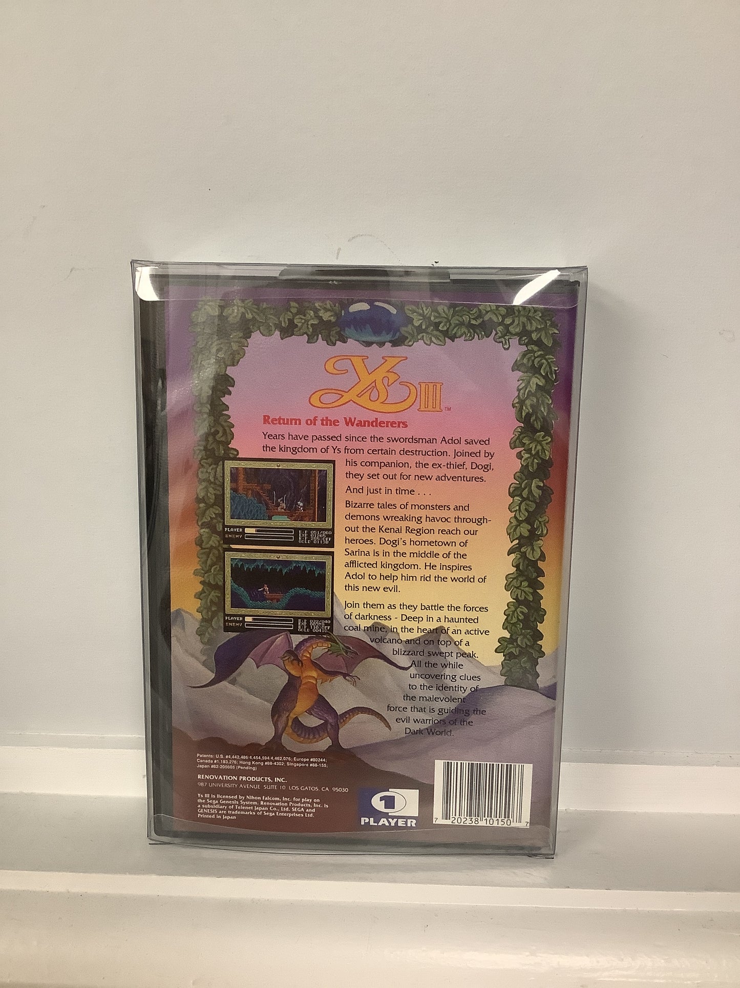 Ys III Wanderers from Ys - Sega Genesis