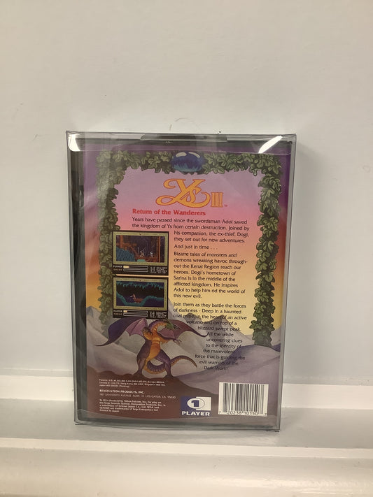 Ys III Wanderers from Ys - Sega Genesis