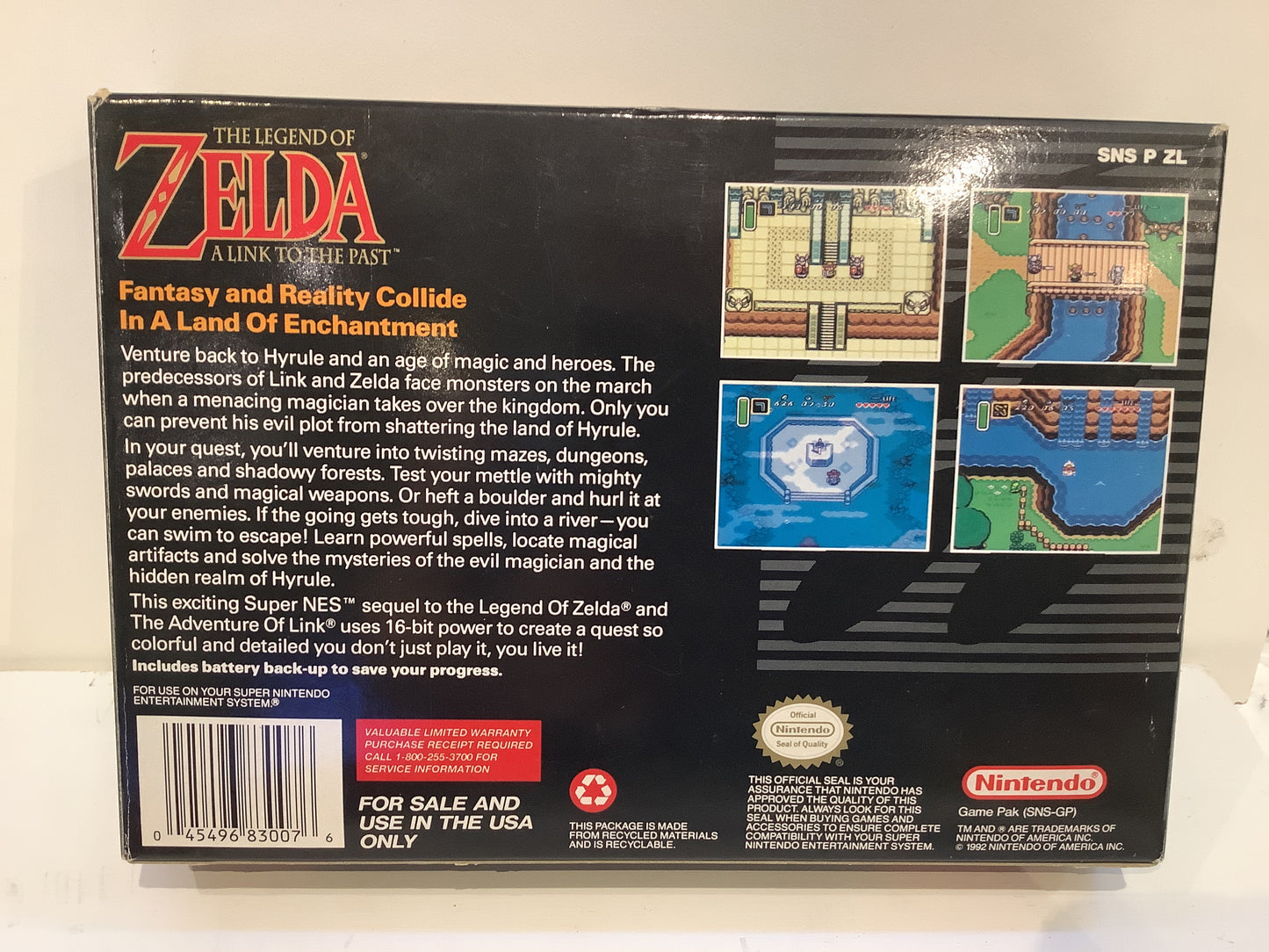 Zelda Link to the Past - Super Nintendo